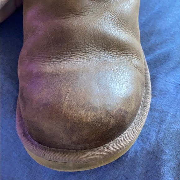 -UGG boots brown leather - Picture 5 of 6